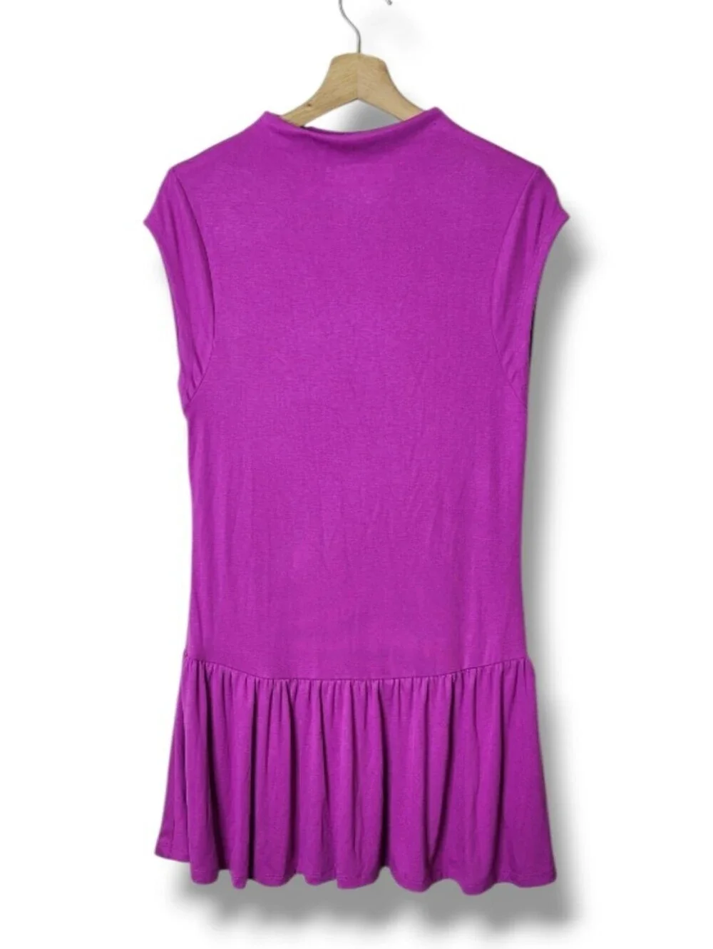 Free People Good Feels Drop-Waist Mini Dress In Cactus Rose Size L NWT - Picture 2 of 9